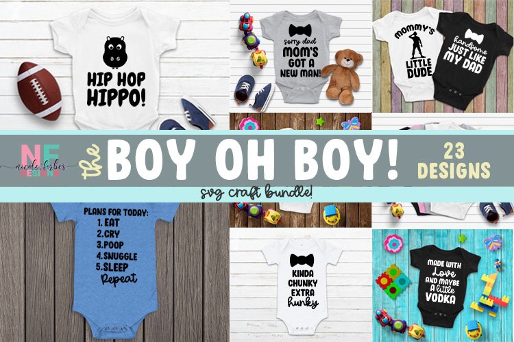 Boy Oh Boy SVG Bundle view 2
