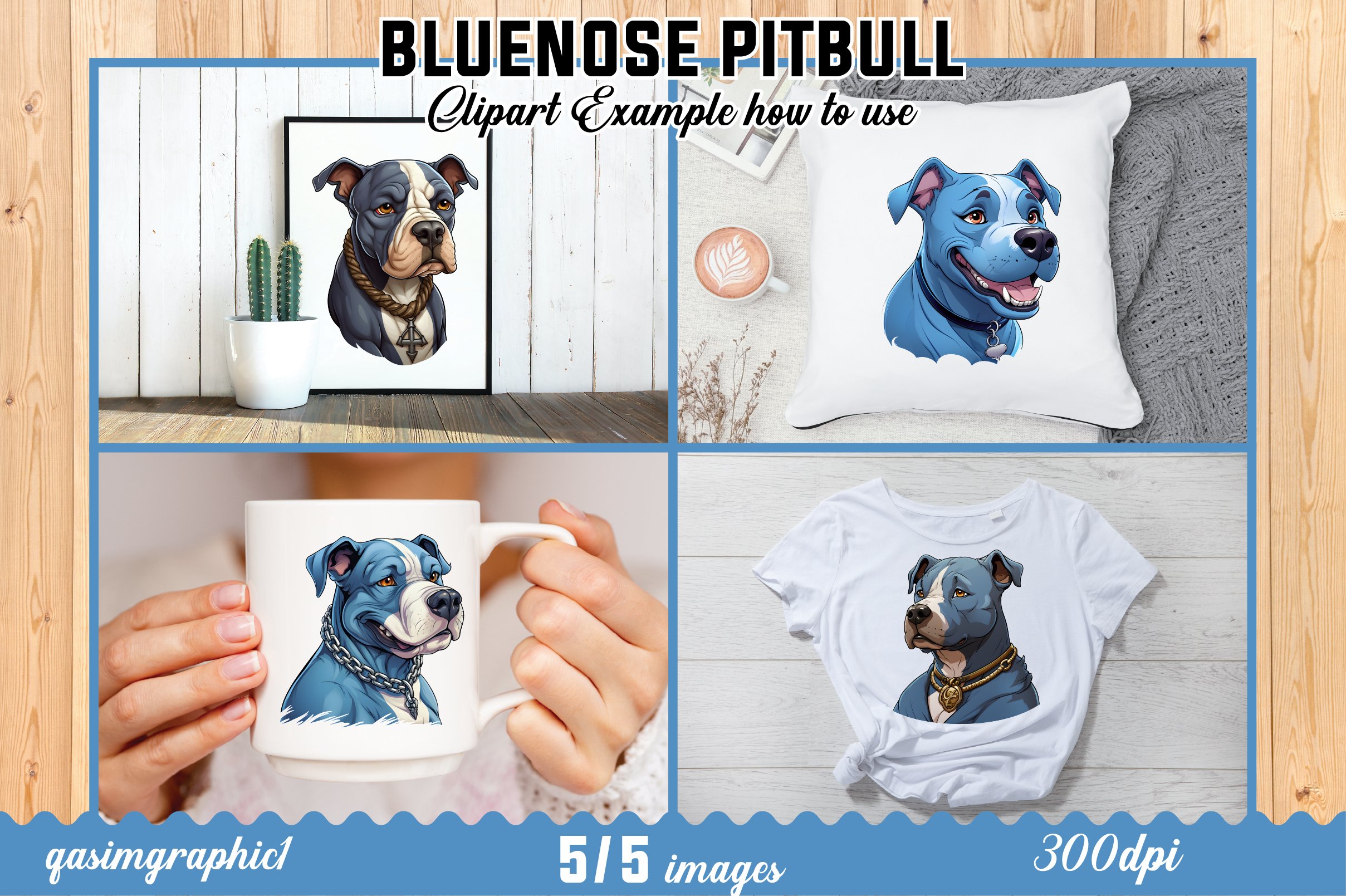 Cute kawaii PitBull Dog Printable Stickers for Kids view 3