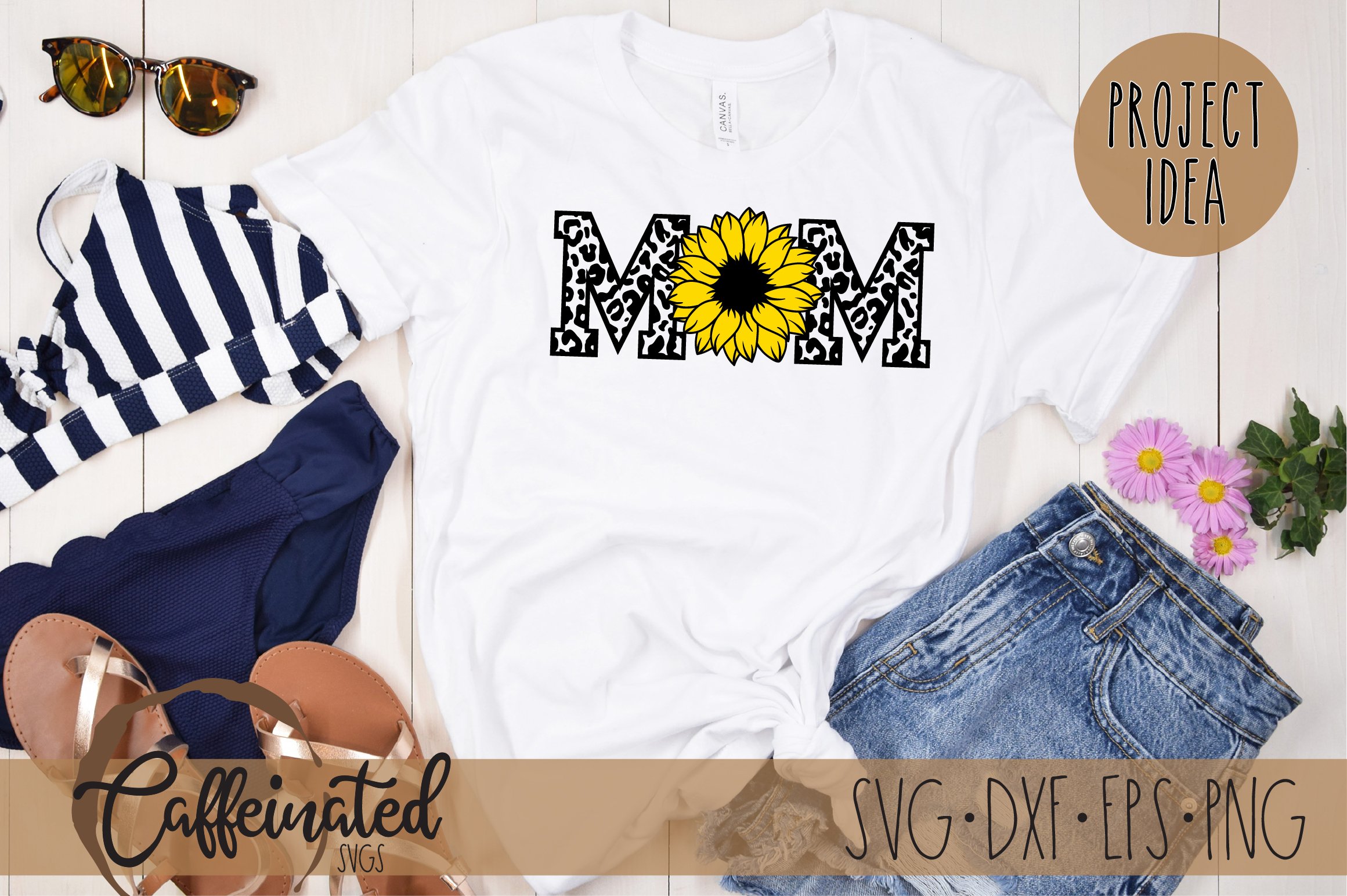Sunflower SVG Bundle -12 Sunflower SVG Designs view 3