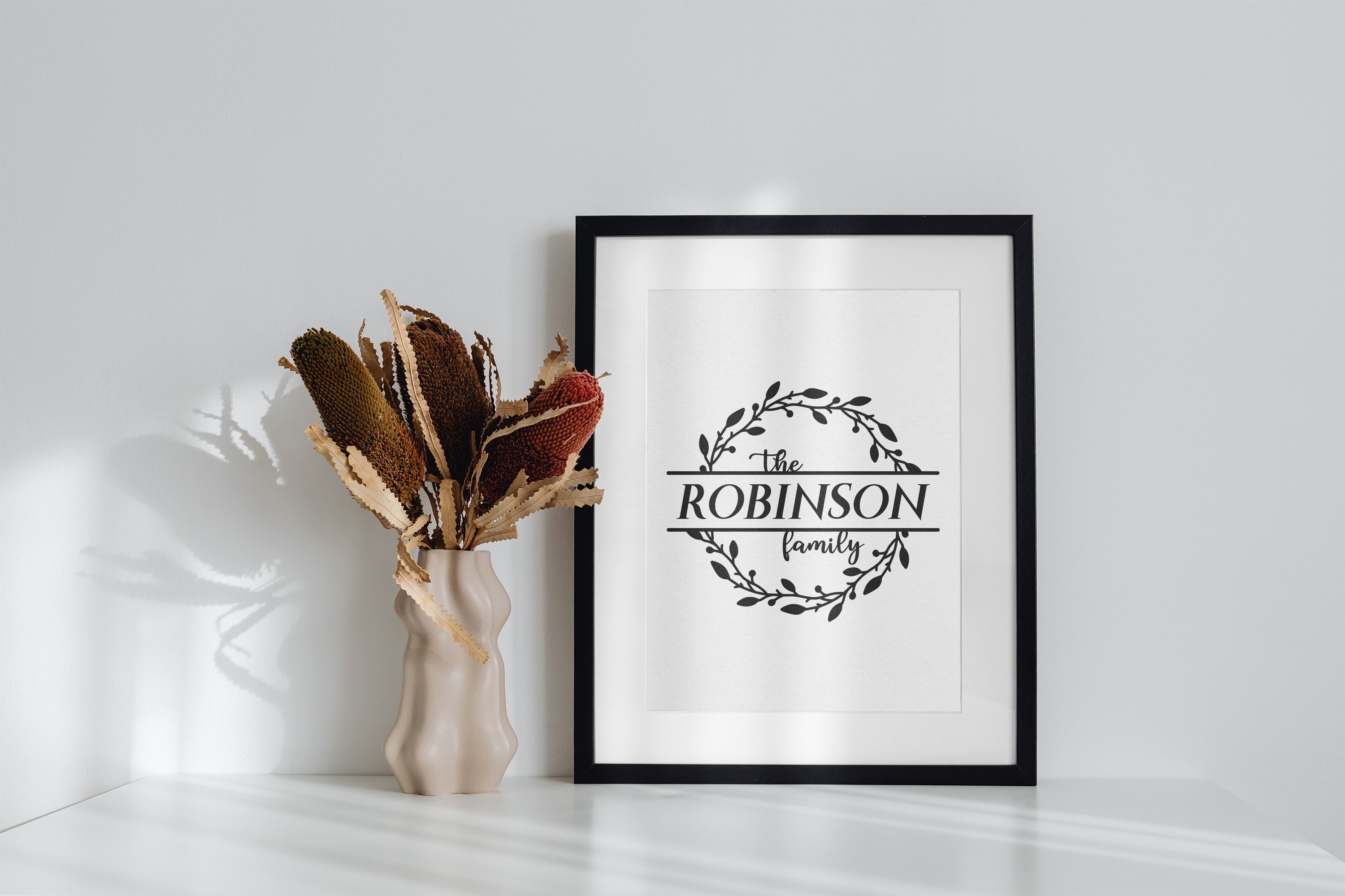 Family monogram bundle. Round signs collection view 3