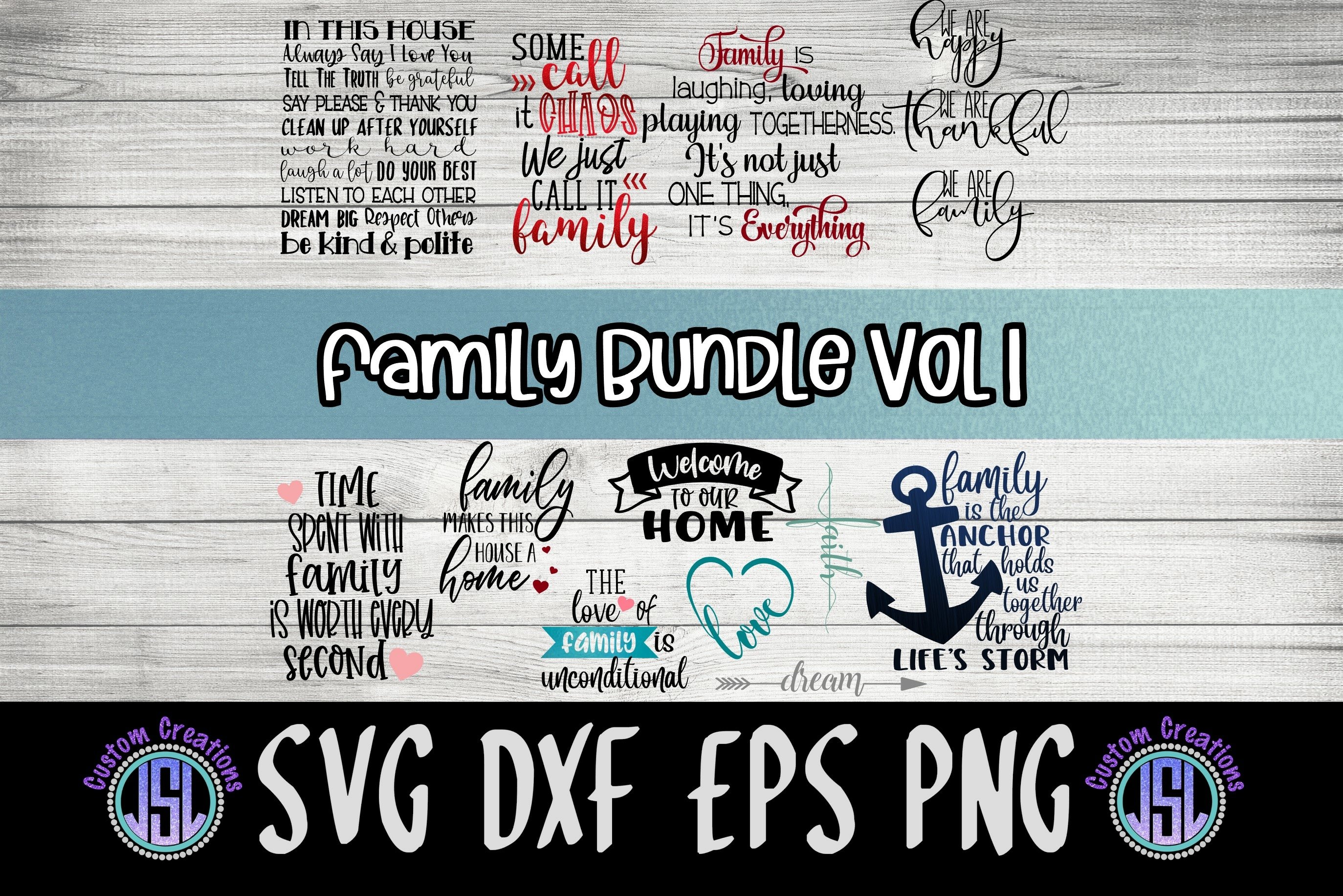 Home Sweet Home Mega Bundle Set of 100 | SVG DXF EPS PNG PDF view 3