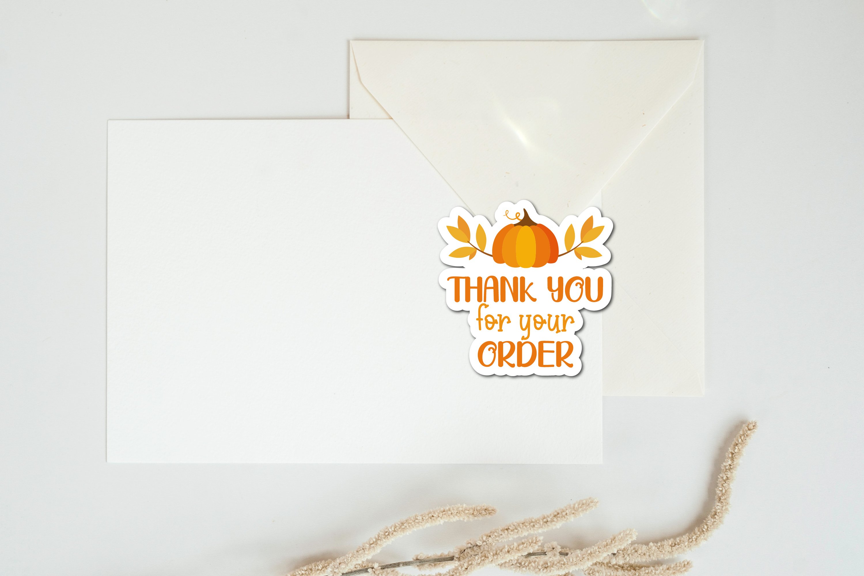 10 Autumn Small Business Stickers Pack, packaging labels PNG view 3