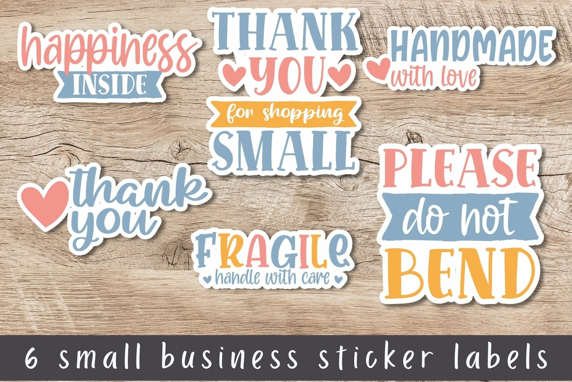 Small Business Packaging Stickers Big Bundle view 3