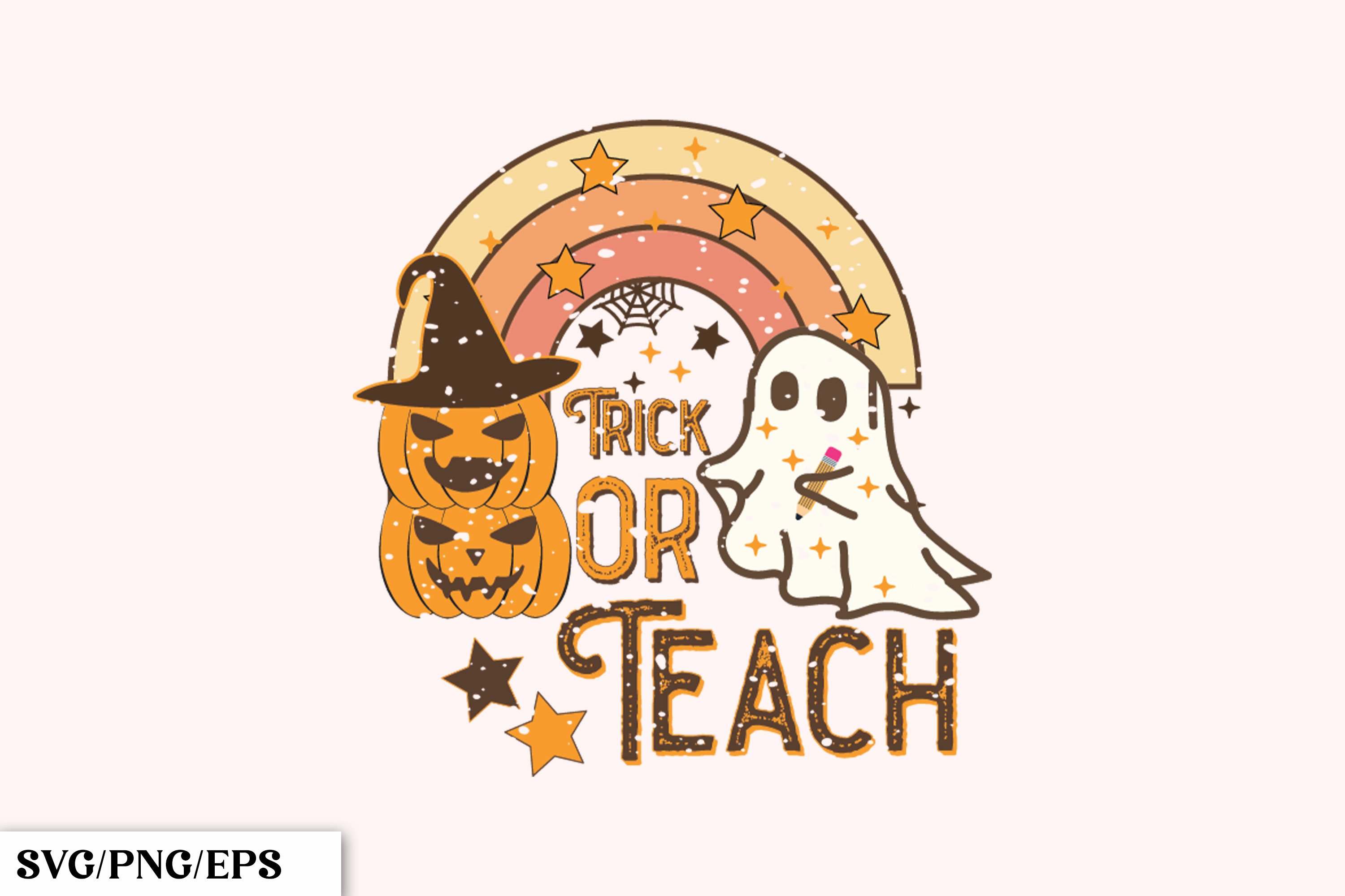 Retro Cute Halloween SVG Bundle Design view 3
