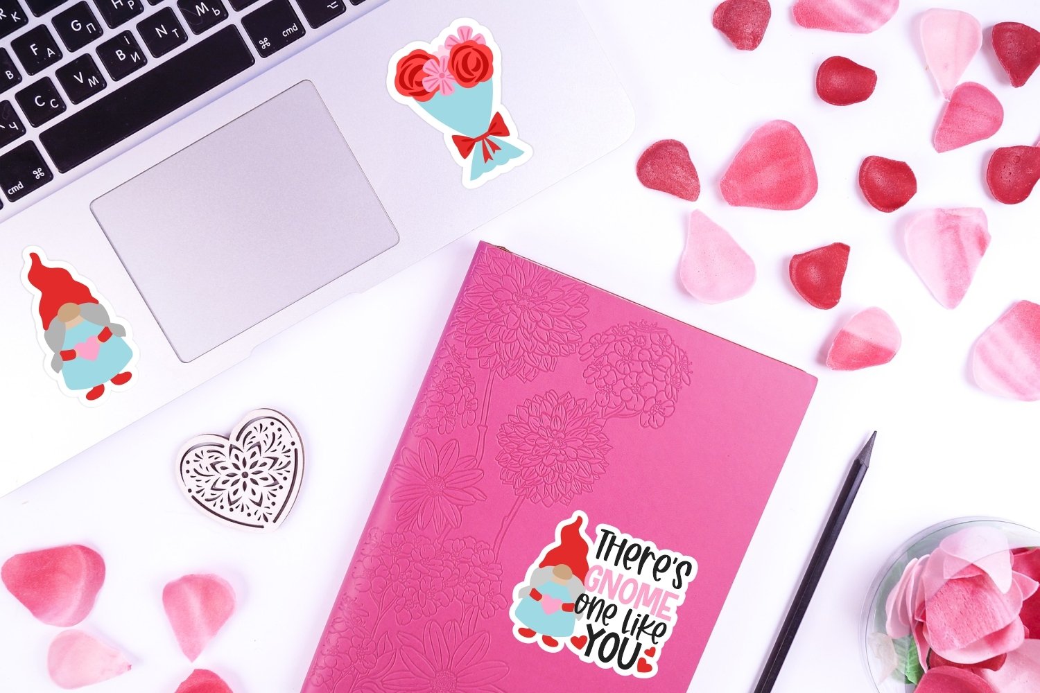 Valentine Packaging stickers | love small business bundle view 3