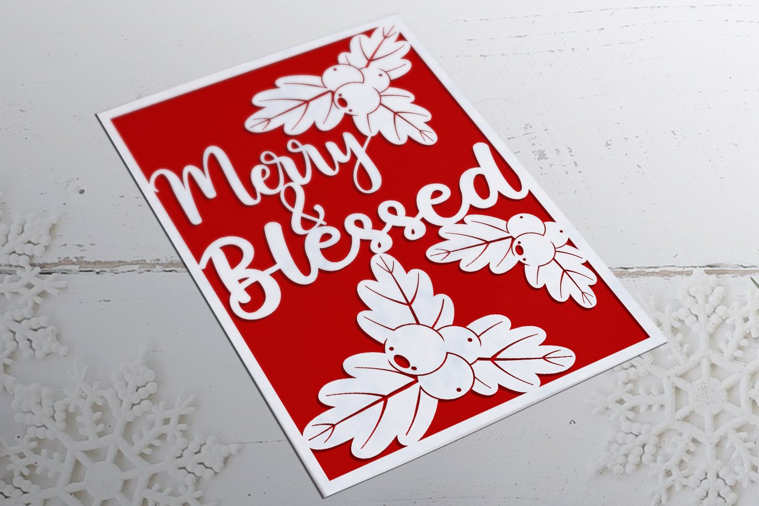 BUNDLE | Christmas Card 4 - svg eps ai png pdf view 3