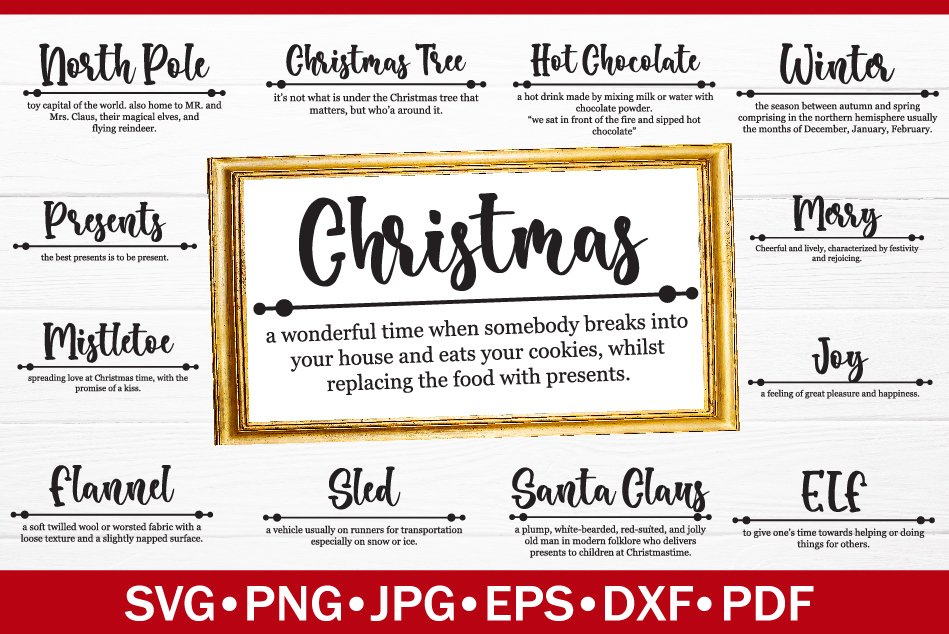 Huge Christmas SVG Bundle - Big Christmas Bundle view 3