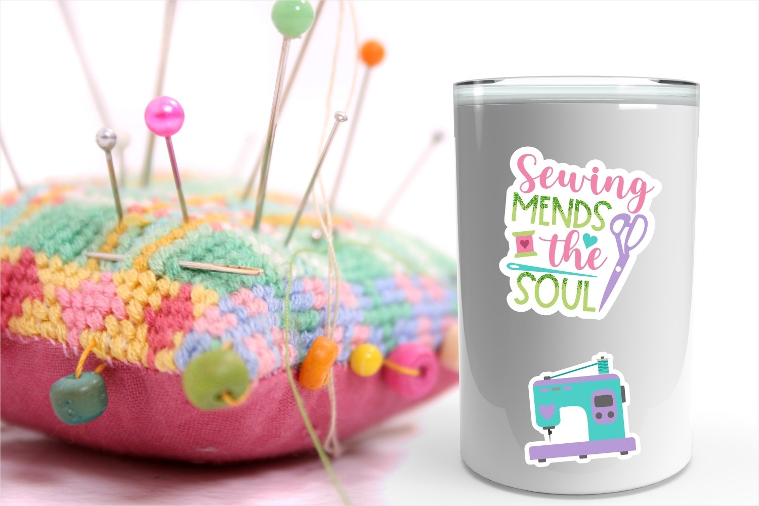 Crafting and sewing PNG Sticker Bundle- 15 designs view 2