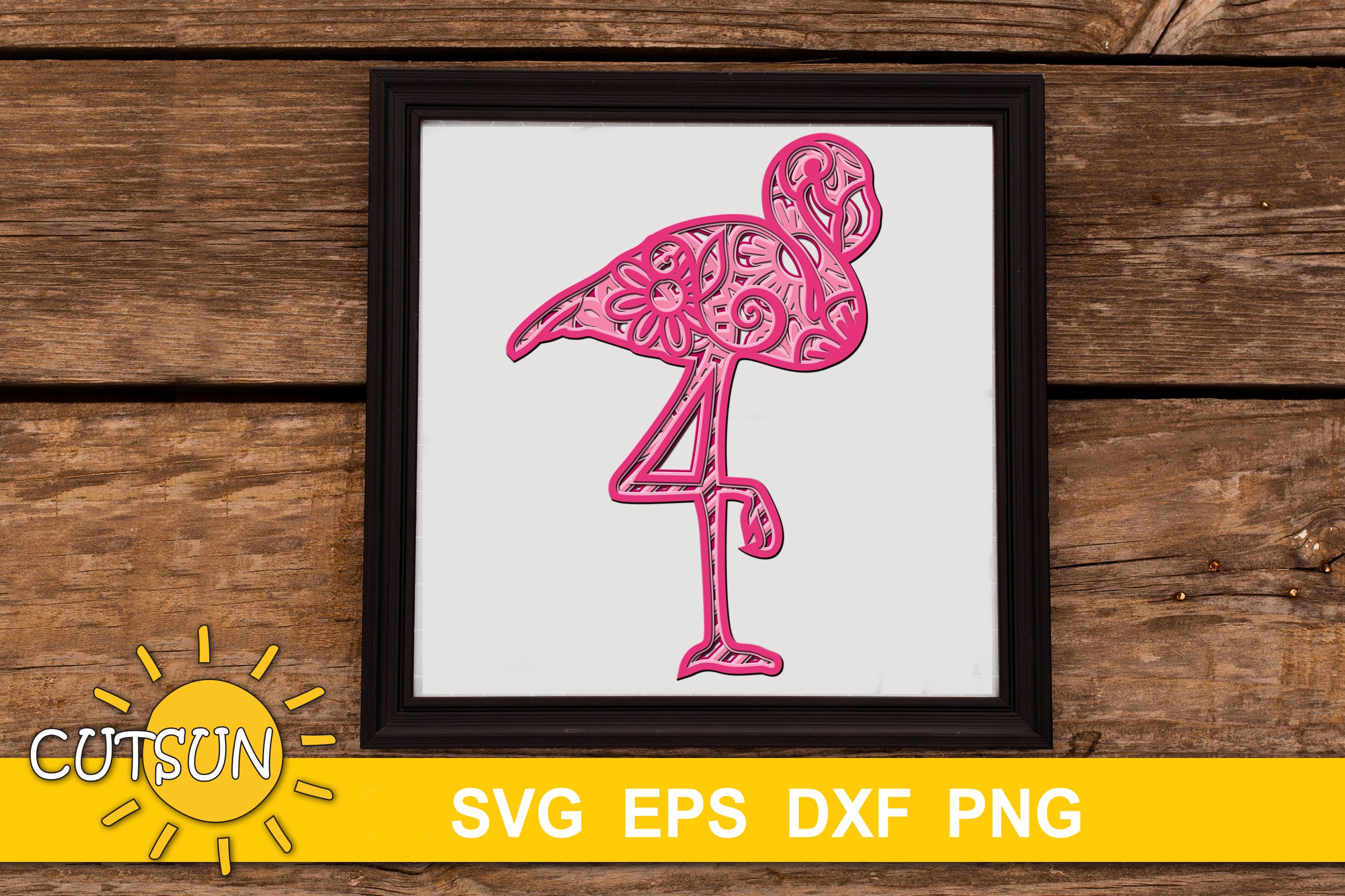 3D Layered Mandala Summer SVG bundle cut files view 3