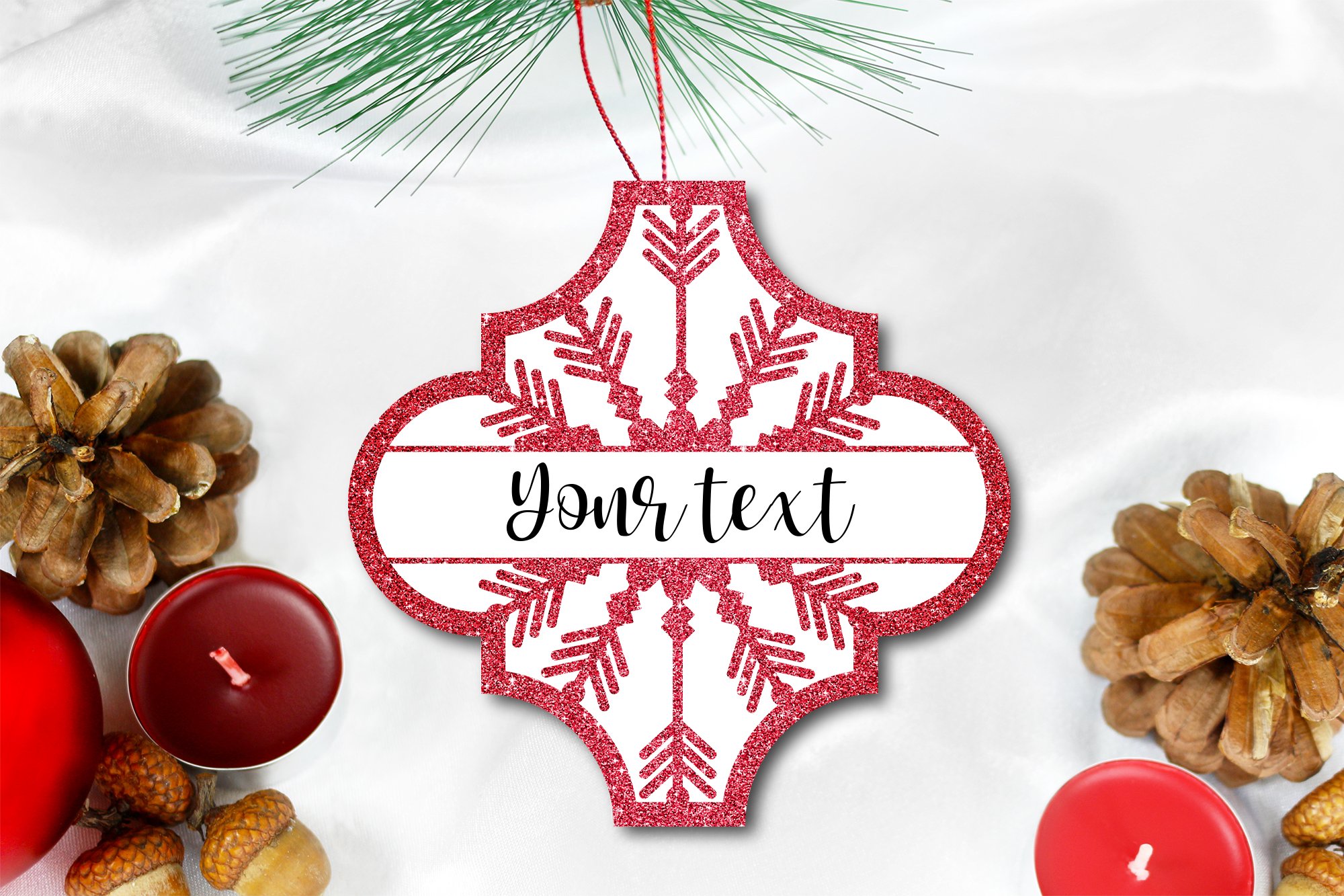 Arabesque Snowflake Monogram, 20 designs view 3
