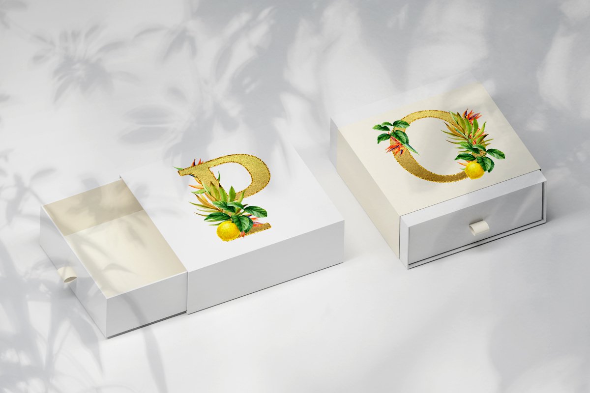 Golden Summer Monogram Bundle view 3