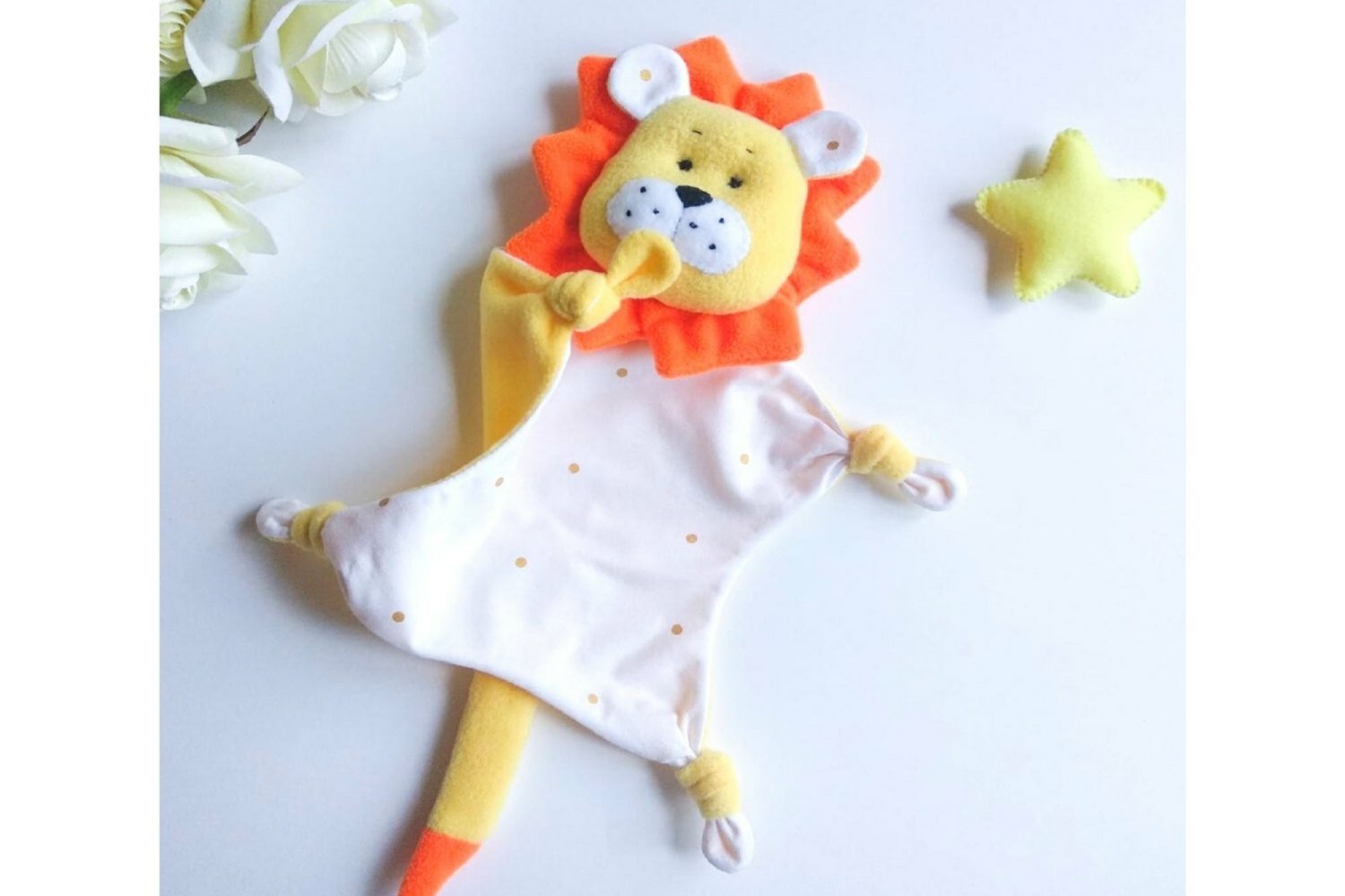 Set of 4 sewing patterns: Cat, Lion,Bear and Sloth view 3