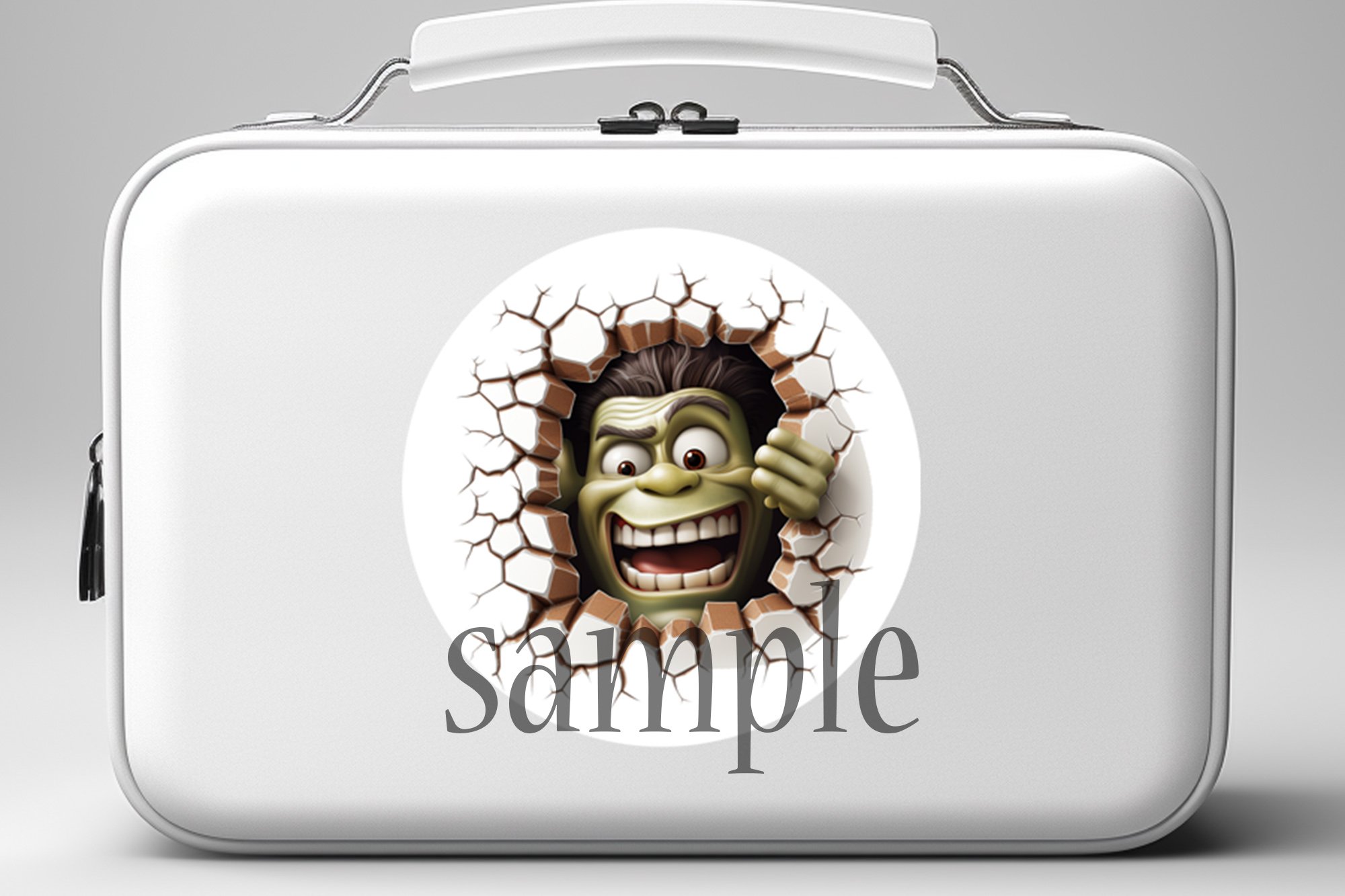 Cute Halloween Stickers - 20 Frankenstein Faces on 4 Sheets view 2