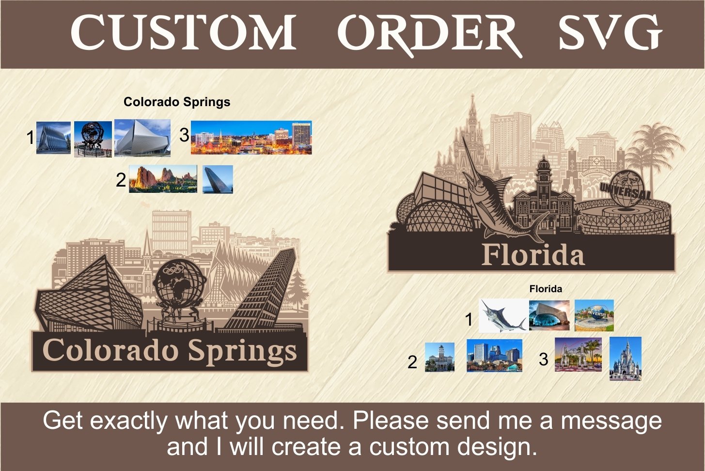 25 US City Skyline SVG Set 1 - Bundle Skyline Svg for Cricut view 3