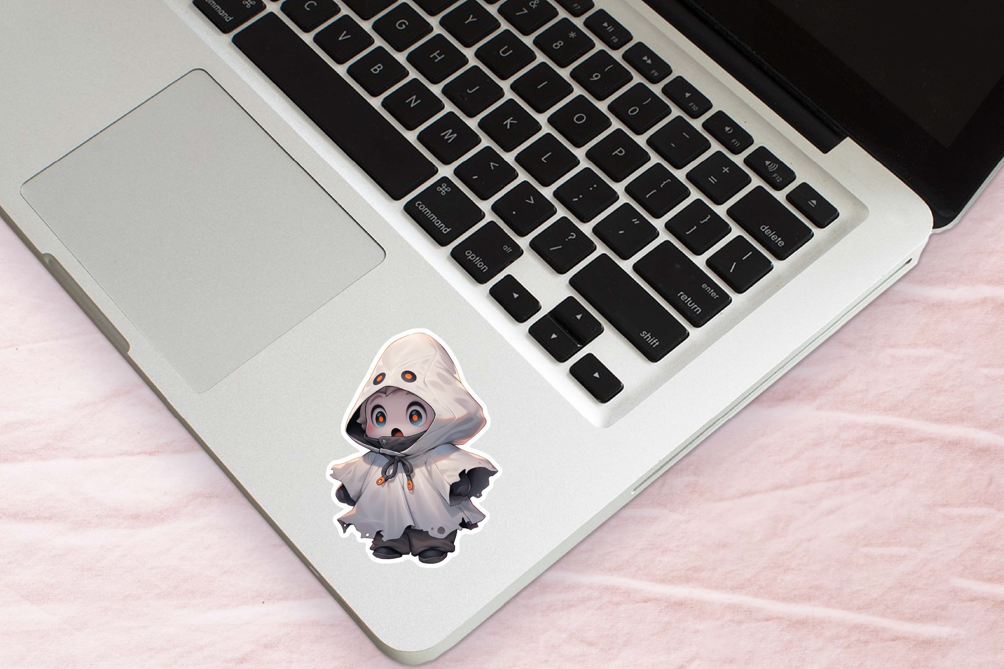 Creepy Halloween Stickers Printable Chibi Sticker Sheet view 3