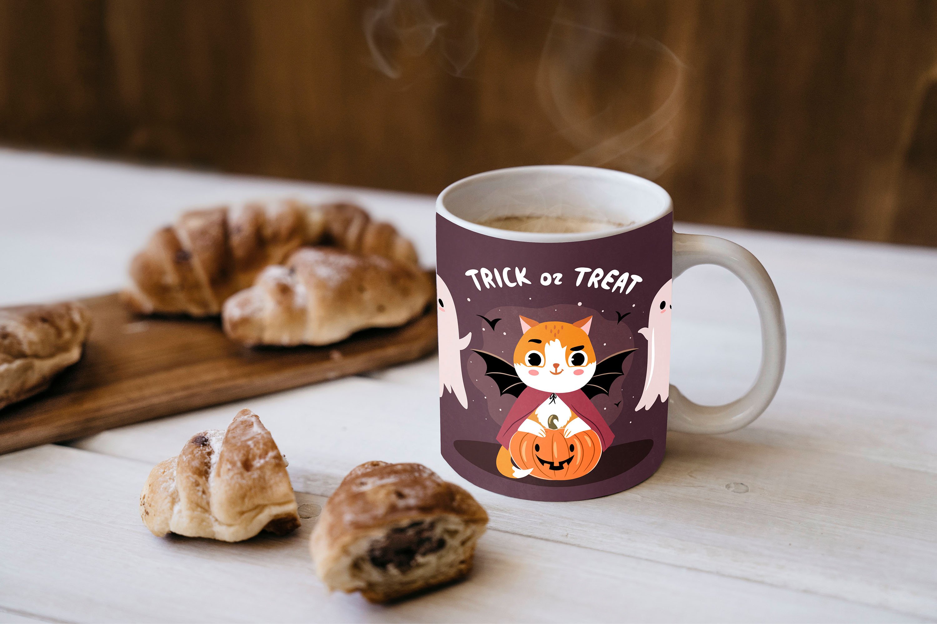 Cute and spooky clipart PNG. Halloween sticker sheet view 3