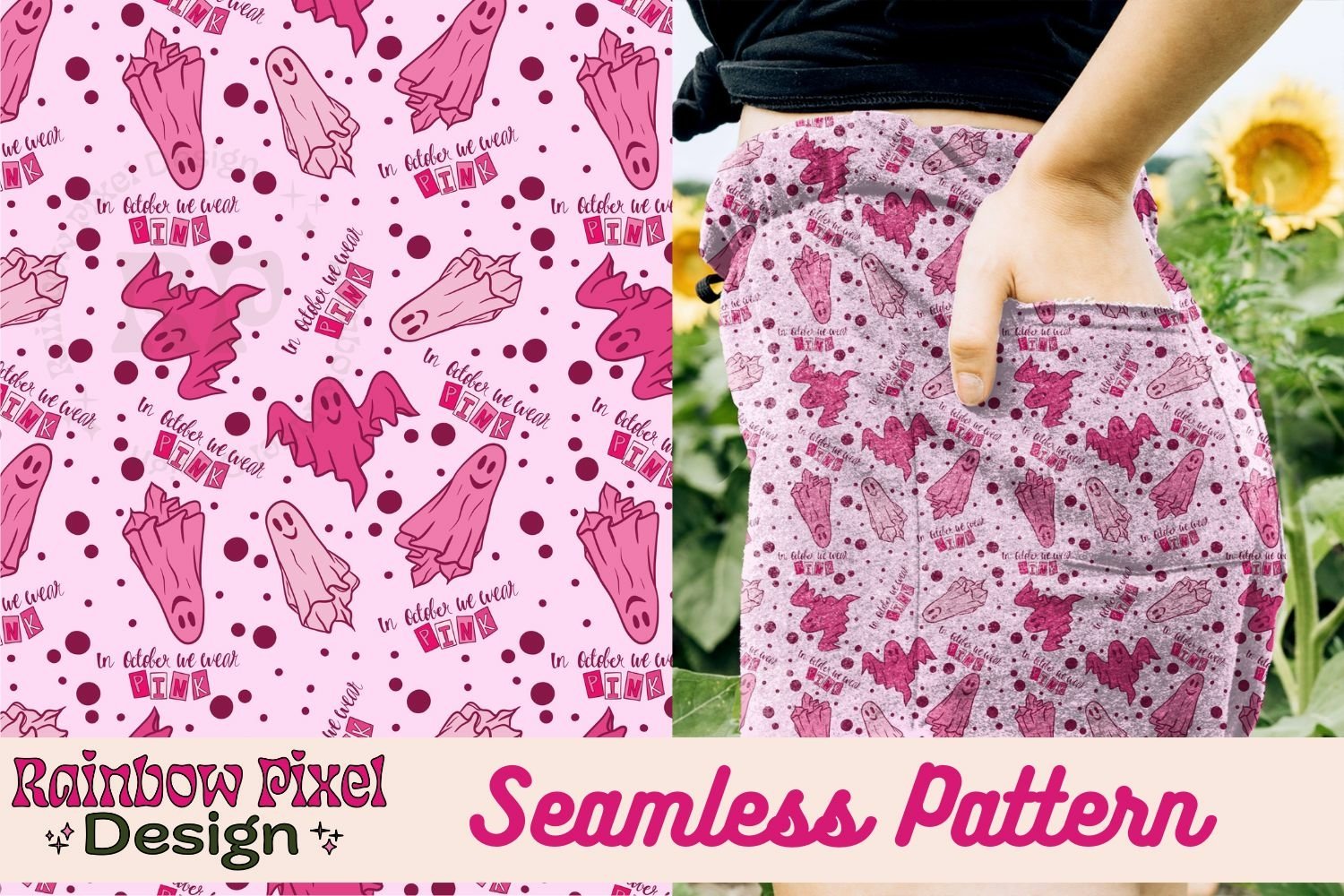 In October We Wear Pink- Breast Cancer Bundle view 3