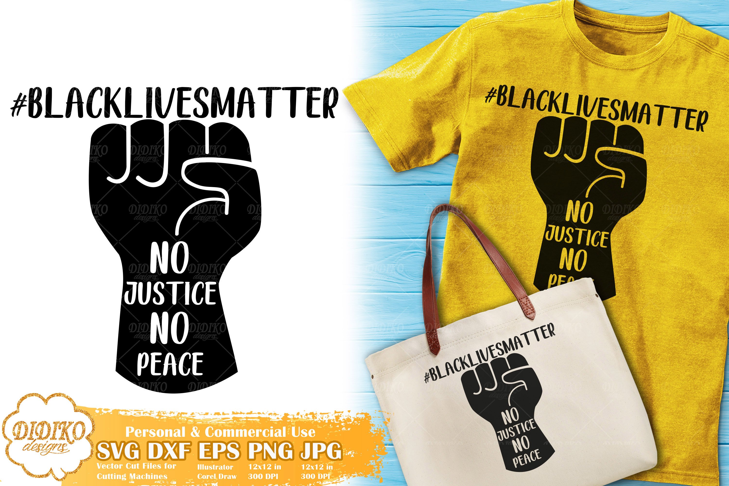 Black Lives Matter SVG Bundle | Raised Fist | Black Power view 2