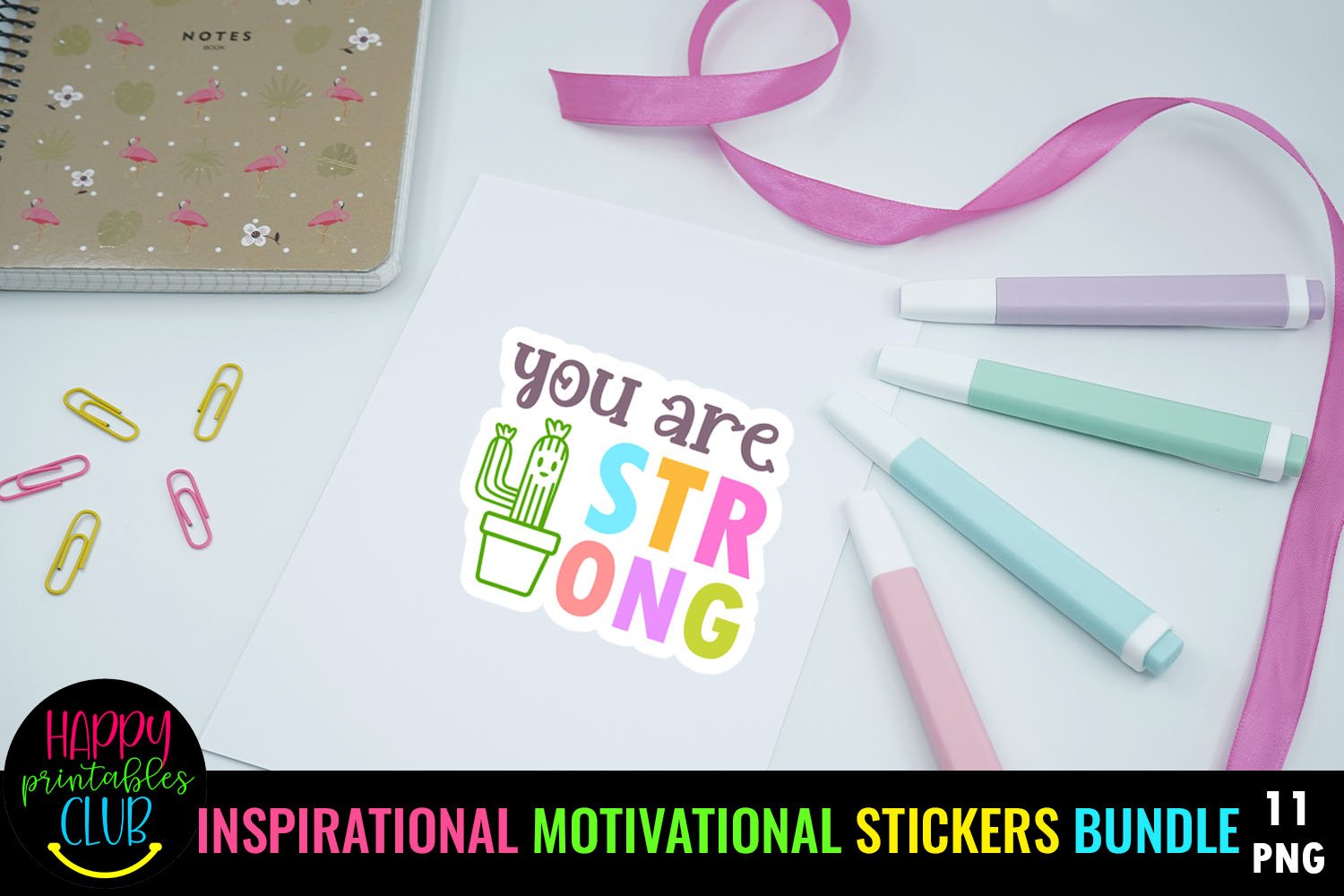 Inspirational-Motivational I Positivity Stickers Bundle view 2