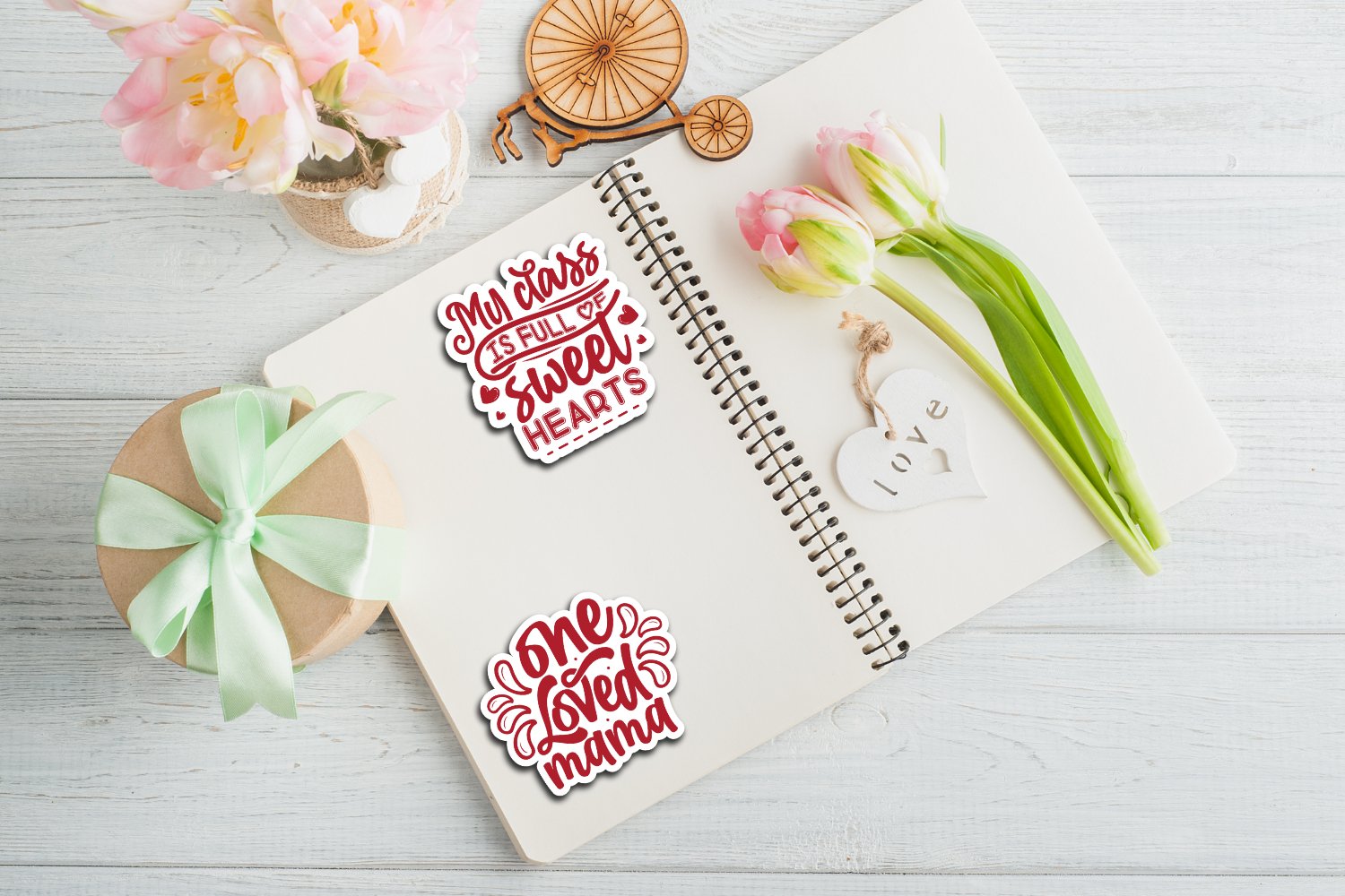 Valentines Day PNG, Valentines day digital stickers view 3