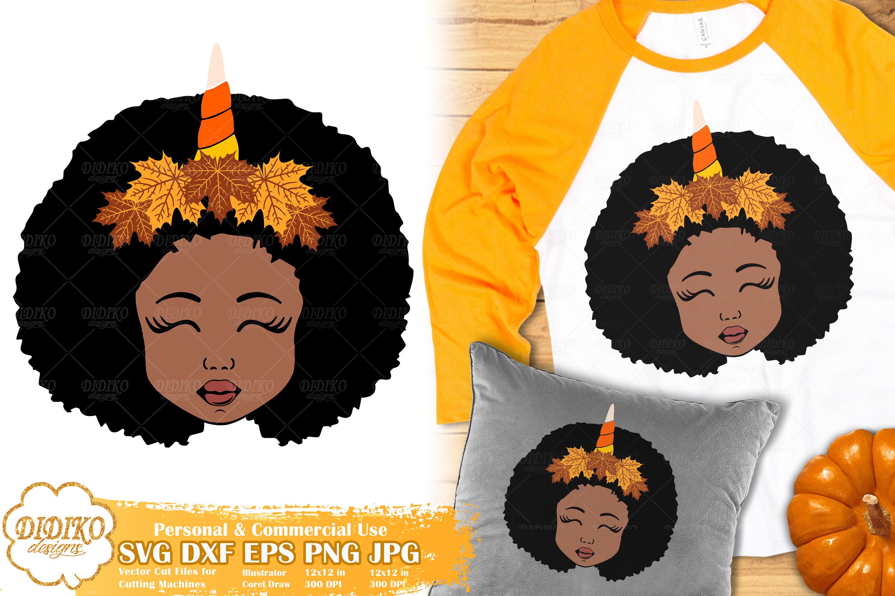 Fall SVG Bundle | Black Girl SVG | Pumpkin Spice SVG view 3