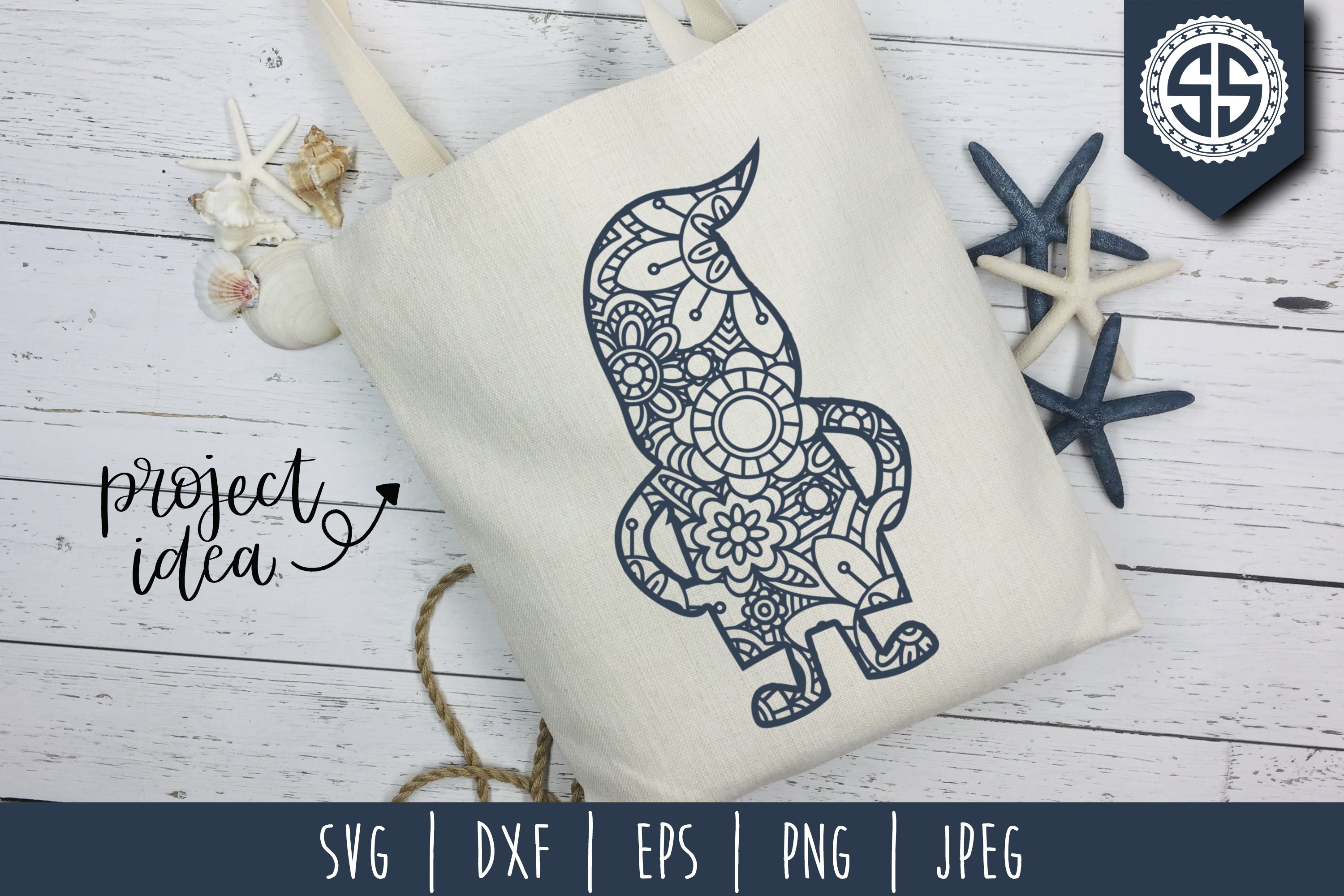 Gnome Mandala Zentangle Mini Bundle Set of 28 - SVG view 2