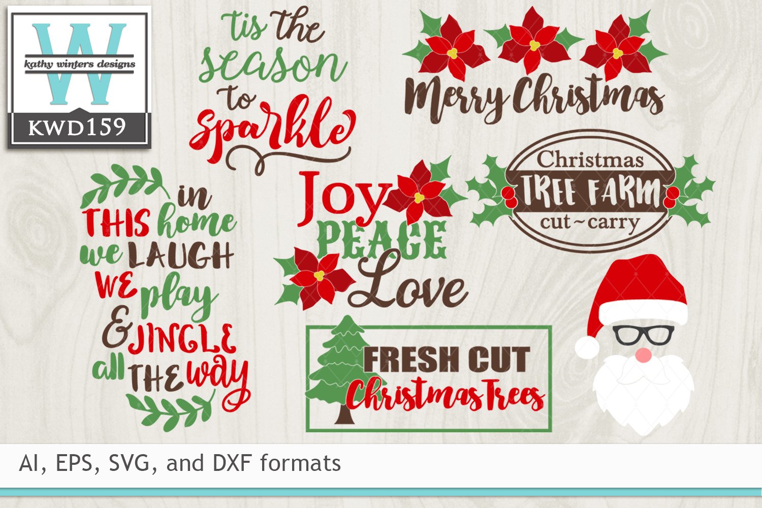 BUNDLED | Christmas SVG Cutting Files view 3