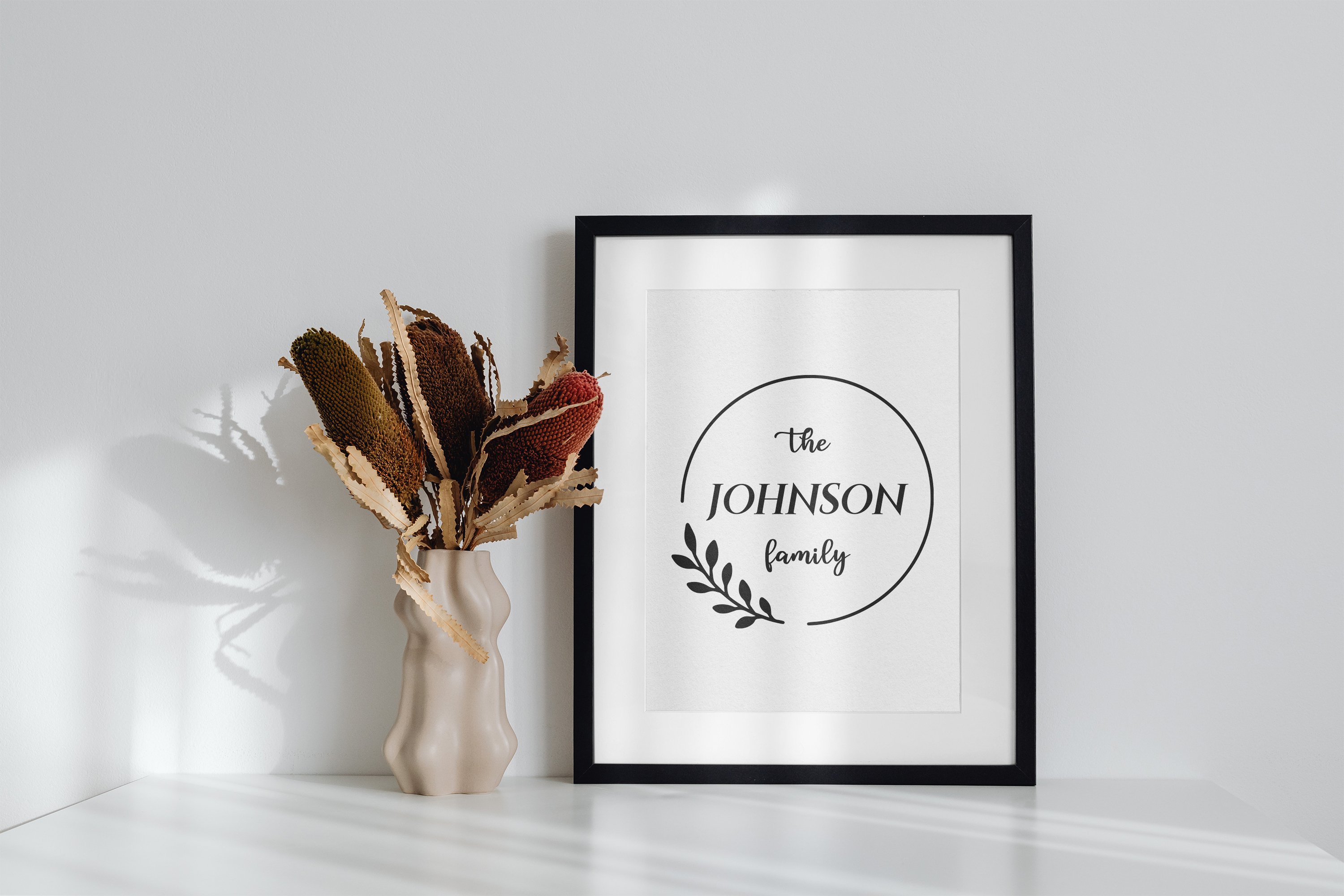 Family monogram bundle. Round signs collection view 3