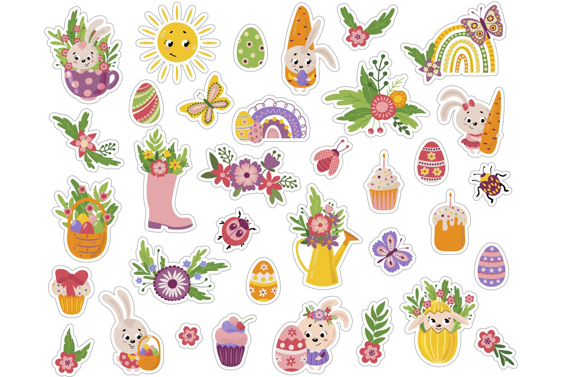Easter / Printable Stickers Cricut Design view 2