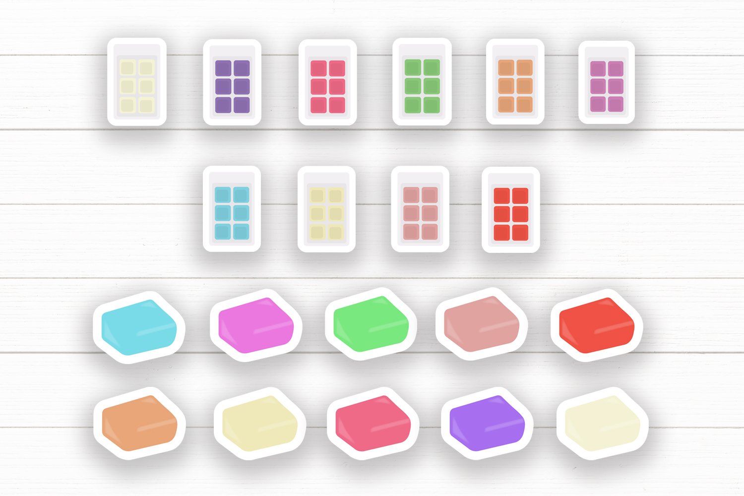 Wax Melt Sticker Bundle - 53 Printable Stickers view 3