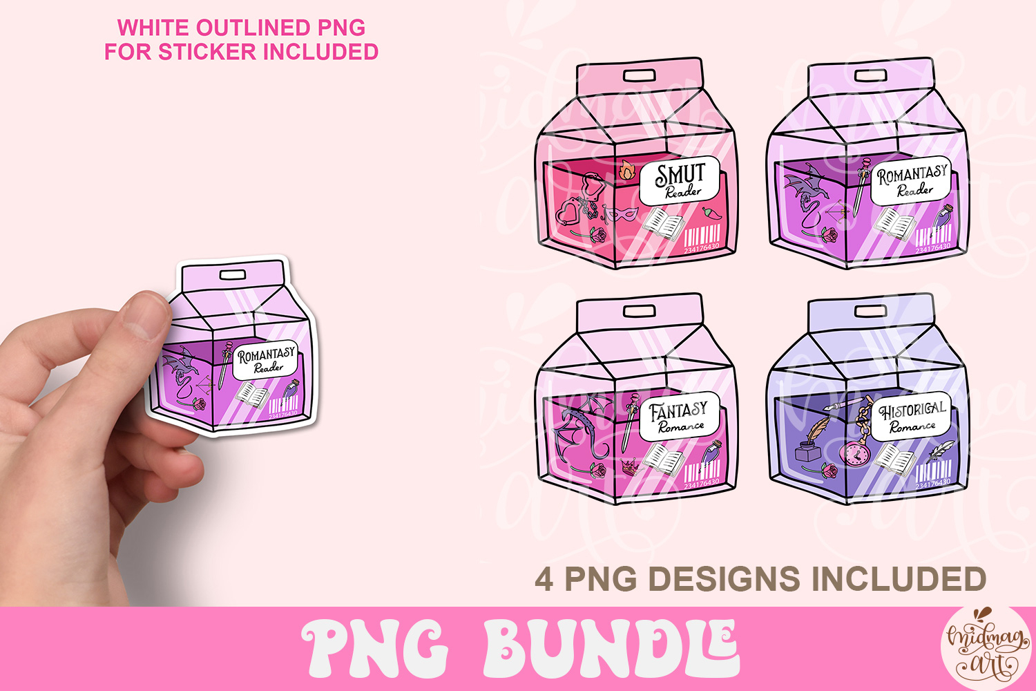 Bookish Drink Box Png Bundle view 3