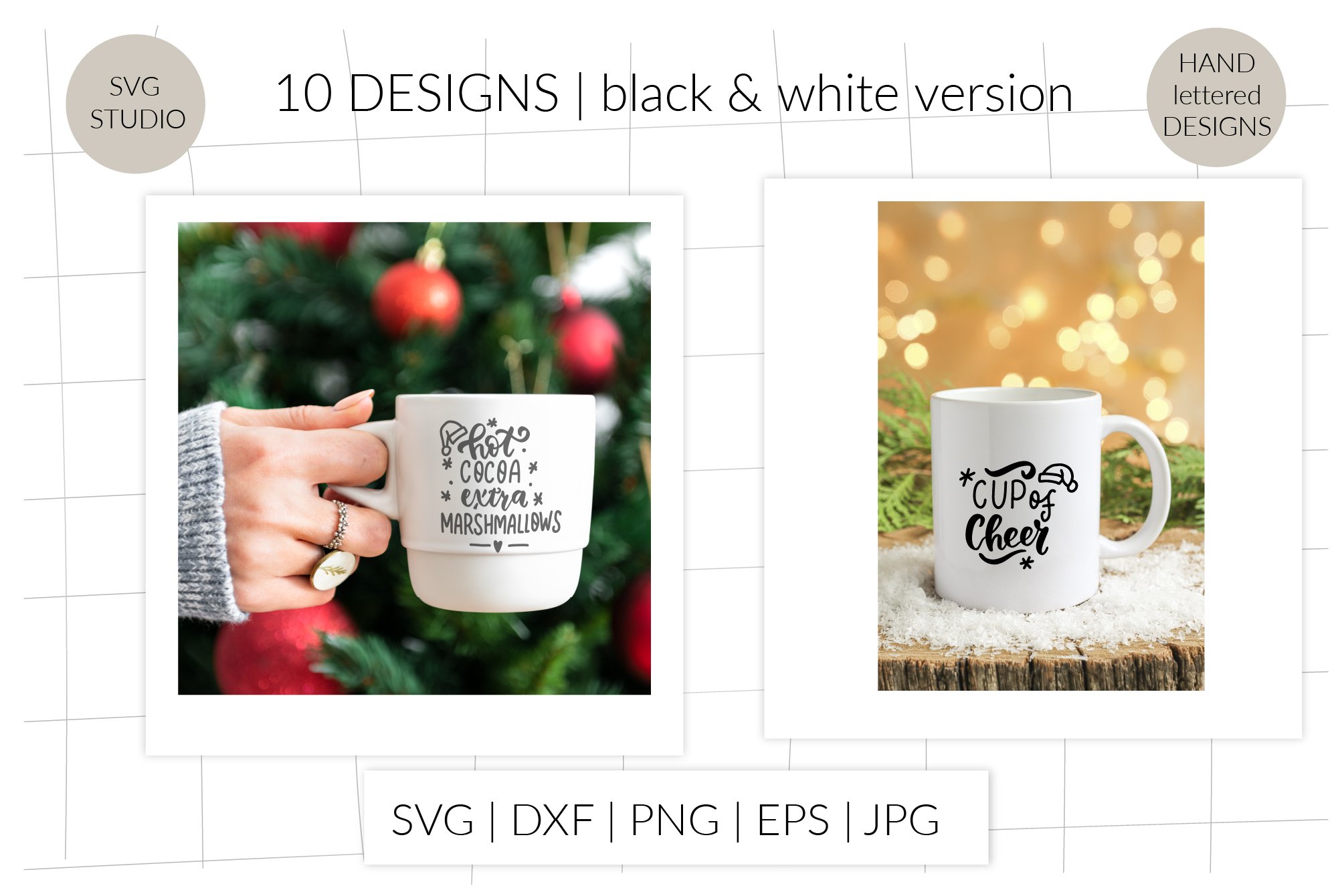 Christmas quotes BUNDLE. Christmas mugs quotes. First Xmas view 3