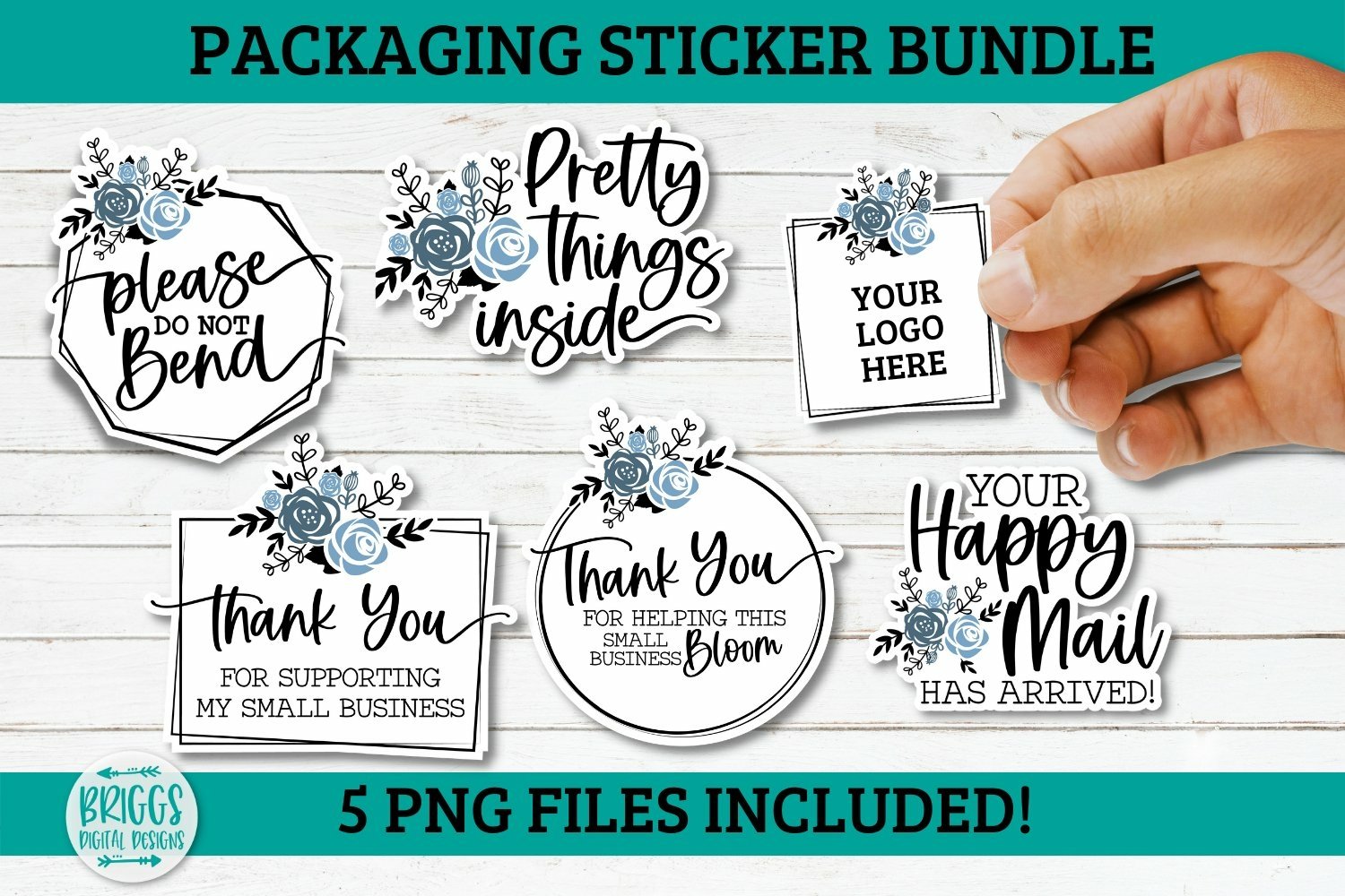 Small Business packaging Stickers| print and cut stickers