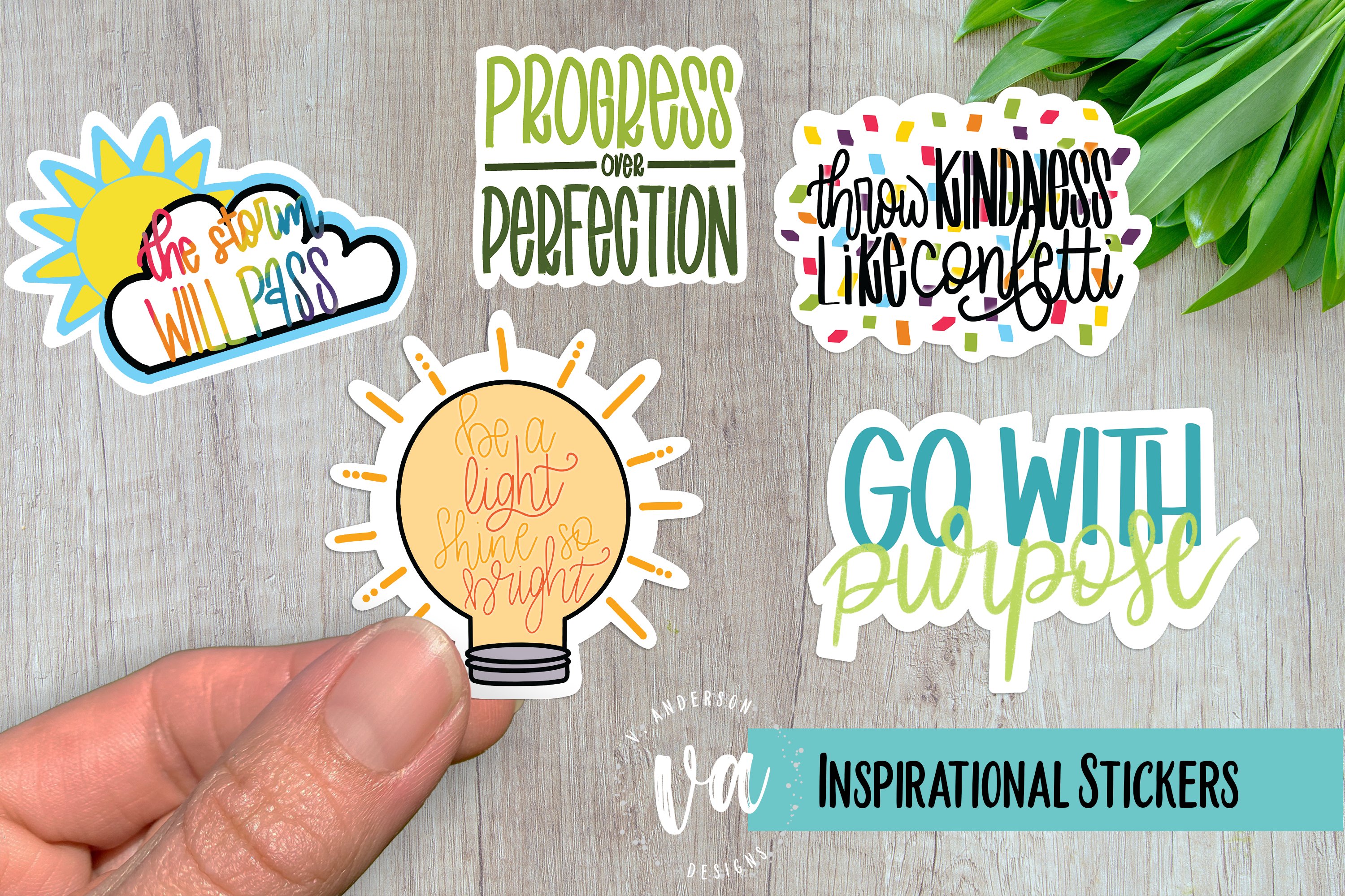 Inspirational Stickers PNGs