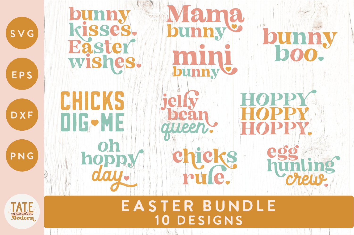 Easter SVG cut file 10 design bundle - Easter shirt SVGs