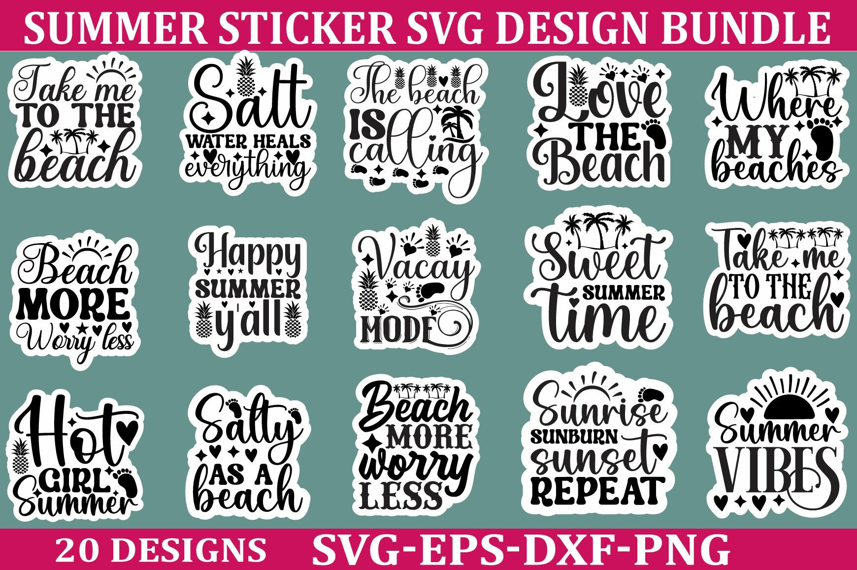 summer sticker SVG design Bundle Funny Mom Svg Design Funny
