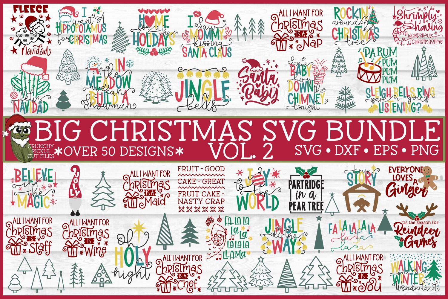 Big Christmas SVG Bundle Vol 2