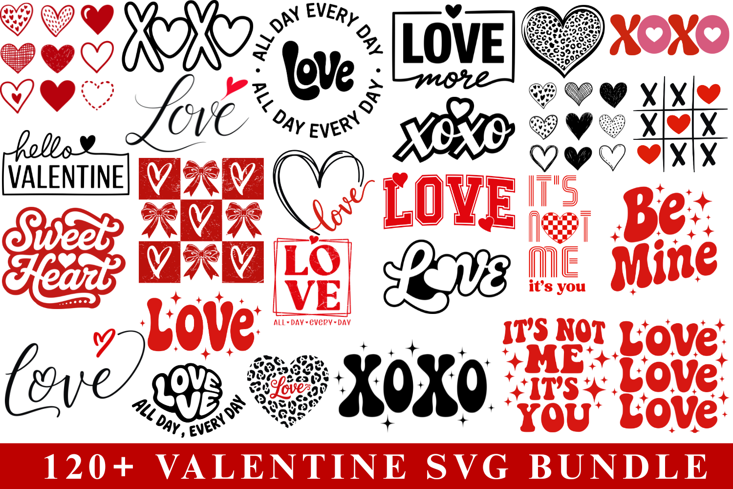 Mega Valentines Day Svg Bundle