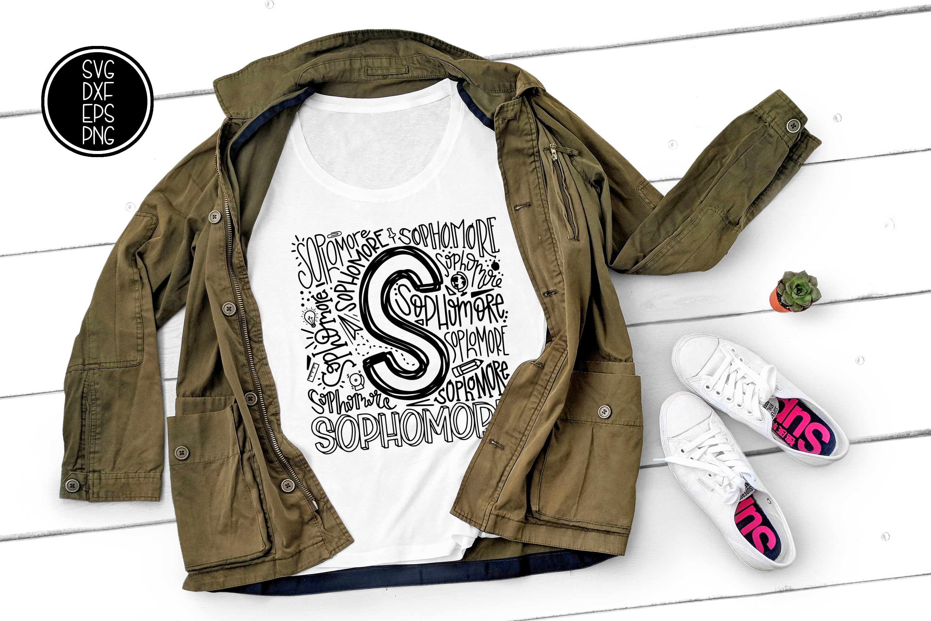 High School Mini Typography Totes | Teacher Appreciation view 3