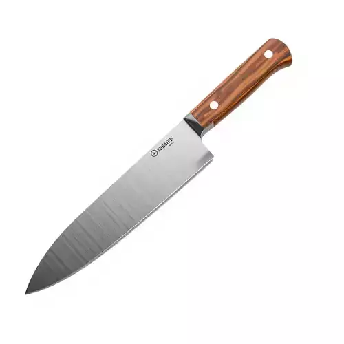 Ebony Chef Knife model pack Low-poly 3D model view 2