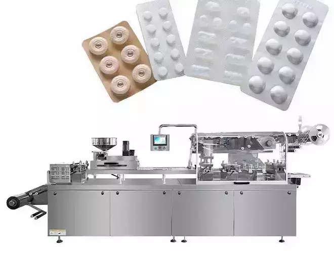 Aluminium Blister Packing Machine for Pharma and Food Packaging 3D model