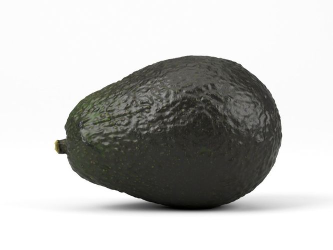 Photorealistic Avocado 3D Scan 3D model view 3