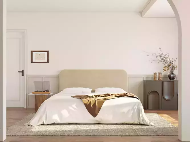 French residential indoor 3 d model 3D model