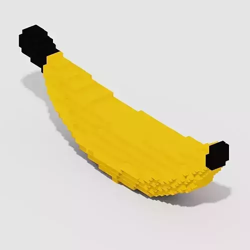 Voxel Food Pack 117 Items Low-poly 3D model view 3