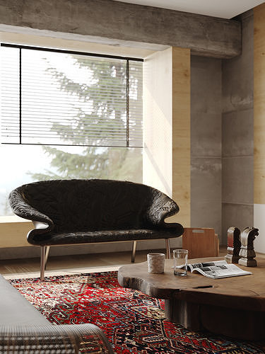 apartment interior scenes     3D model view 3