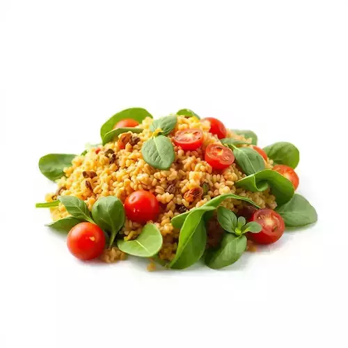 Vibrant Bulgur Salad model pack Low-poly 3D model view 2