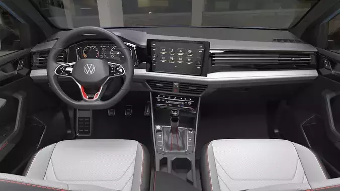 2026 Volkswagen Jetta GLI Sedan Monterey Blue Pearl 3D model view 3