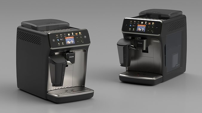 Coffee Machine Philips 5400 Lights On 3D model view 3