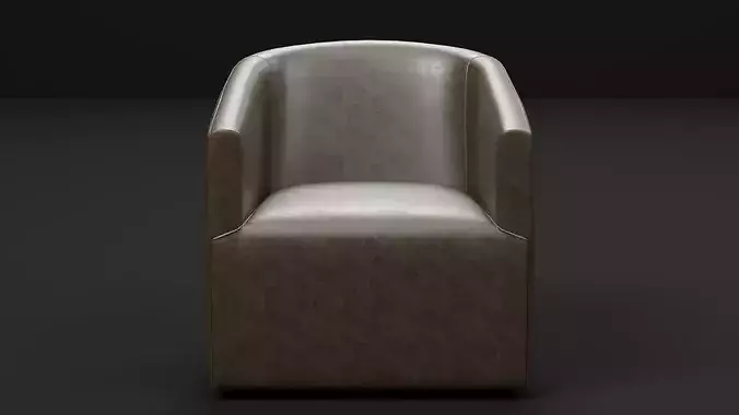 Modern Armchair and Swivel Chair Collection 01 - 10 Variant Pack Low-poly 3D model view 3