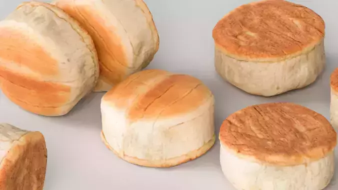 Tokimeki Bread 3D model view 3